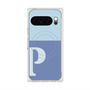 Premium Square Case with Pixelsnap［ Original - initial two tone - P blue ］