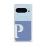 Premium Square Case with Pixelsnap［ Original - initial two tone - P blue ］