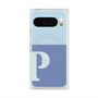 Premium Square Case with Pixelsnap［ Original - initial two tone - P blue ］