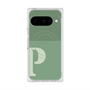 Premium Square Case with Pixelsnap［ Original - initial two tone - P green ］