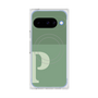 Premium Square Case with Pixelsnap［ Original - initial two tone - P green ］