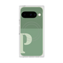 Premium Square Case with Pixelsnap［ Original - initial two tone - P green ］