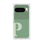 Premium Square Case with Pixelsnap［ Original - initial two tone - P green ］