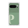 Premium Square Case with Pixelsnap［ Original - initial two tone - P green ］