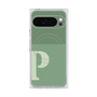 Premium Square Case with Pixelsnap［ Original - initial two tone - P green ］