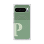 Premium Square Case with Pixelsnap［ Original - initial two tone - P green ］