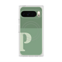 Premium Square Case with Pixelsnap［ Original - initial two tone - P green ］