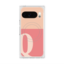 Premium Square Case with Pixelsnap［ Original - initial two tone - Q pink ］