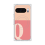 Premium Square Case with Pixelsnap［ Original - initial two tone - Q pink ］