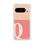 Premium Square Case with Pixelsnap［ Original - initial two tone - Q pink ］