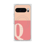 Premium Square Case with Pixelsnap［ Original - initial two tone - Q pink ］