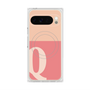 Premium Square Case with Pixelsnap［ Original - initial two tone - Q pink ］