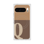 Premium Square Case with Pixelsnap［ Original - initial two tone - Q brown ］