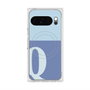 Premium Square Case with Pixelsnap［ Original - initial two tone - Q blue ］