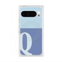Premium Square Case with Pixelsnap［ Original - initial two tone - Q blue ］