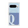 Premium Square Case with Pixelsnap［ Original - initial two tone - Q blue ］