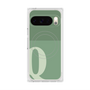 Premium Square Case with Pixelsnap［ Original - initial two tone - Q green ］