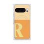 Premium Square Case with Pixelsnap［ Original - initial two tone - R orange ］