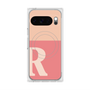 Premium Square Case with Pixelsnap［ Original - initial two tone - R pink ］