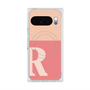 Premium Square Case with Pixelsnap［ Original - initial two tone - R pink ］