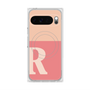 Premium Square Case with Pixelsnap［ Original - initial two tone - R pink ］