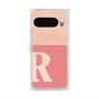 Premium Square Case with Pixelsnap［ Original - initial two tone - R pink ］