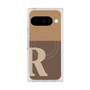 Premium Square Case with Pixelsnap［ Original - initial two tone - R brown ］
