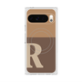 Premium Square Case with Pixelsnap［ Original - initial two tone - R brown ］