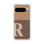 Premium Square Case with Pixelsnap［ Original - initial two tone - R brown ］