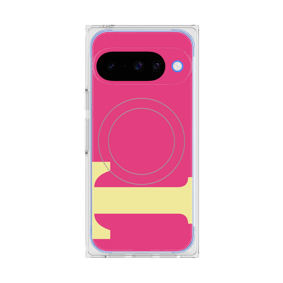 Premium Square Case with Pixelsnap［ Original - initial color - T pink ］