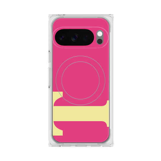 Premium Square Case with Pixelsnap［ Original - initial color - T pink ］