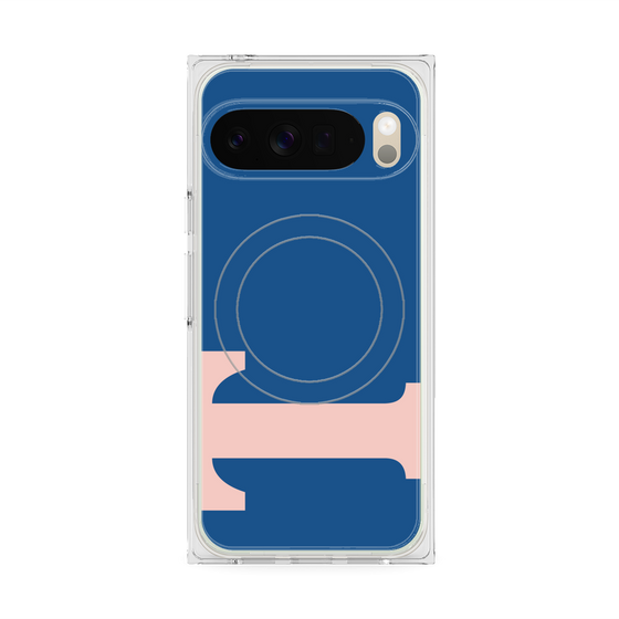 Premium Square Case with Pixelsnap［ Original - initial color - T navy ］