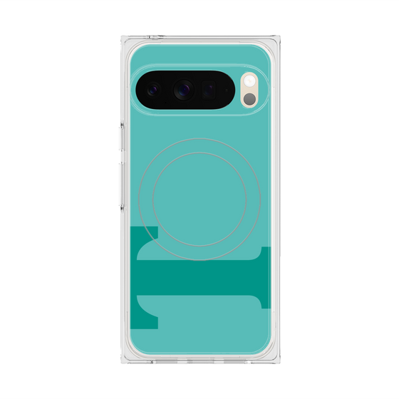 Premium Square Case with Pixelsnap［ Original - initial color - T light green ］