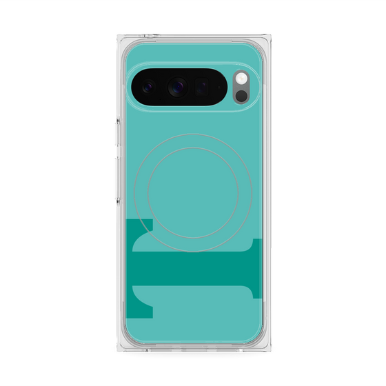 Premium Square Case with Pixelsnap［ Original - initial color - T light green ］