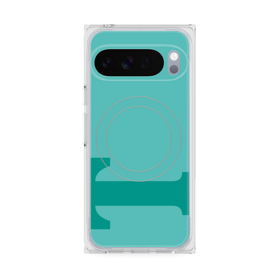 Premium Square Case with Pixelsnap［ Original - initial color - T light green ］