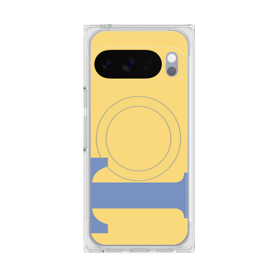 Premium Square Case with Pixelsnap［ Original - initial color - T yellow ］