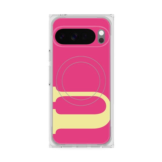 Premium Square Case with Pixelsnap［ Original - initial color - U pink ］