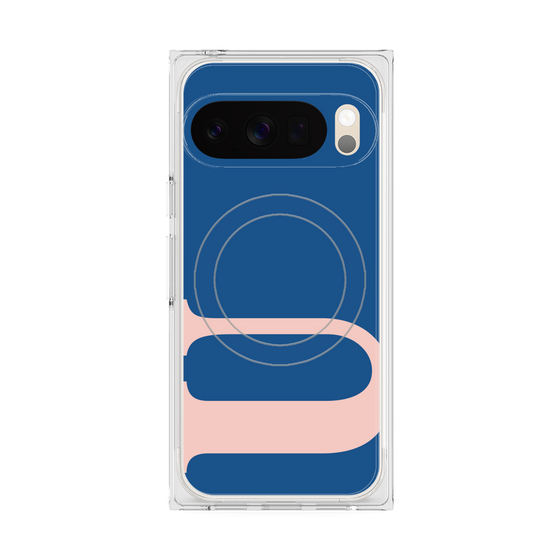Premium Square Case with Pixelsnap［ Original - initial color - U navy ］