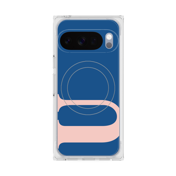 Premium Square Case with Pixelsnap［ Original - initial color - U navy ］