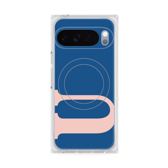 Premium Square Case with Pixelsnap［ Original - initial color - U navy ］