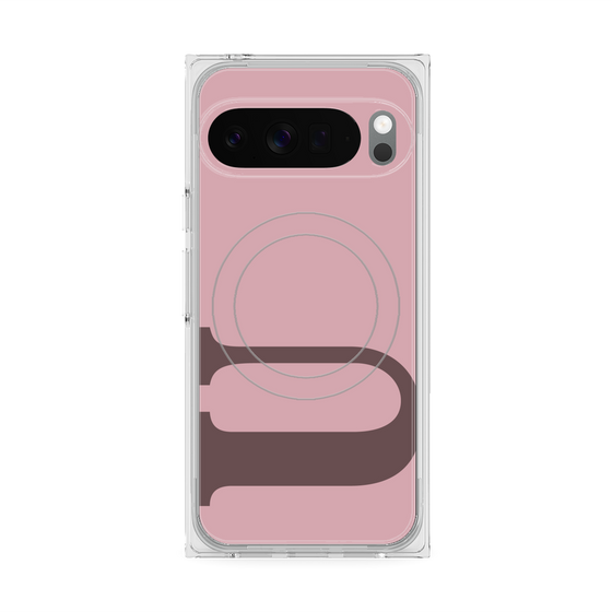 Premium Square Case with Pixelsnap［ Original - initial color - U dusty pink ］
