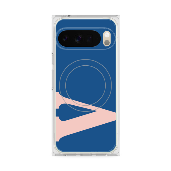 Premium Square Case with Pixelsnap［ Original - initial color - V navy ］