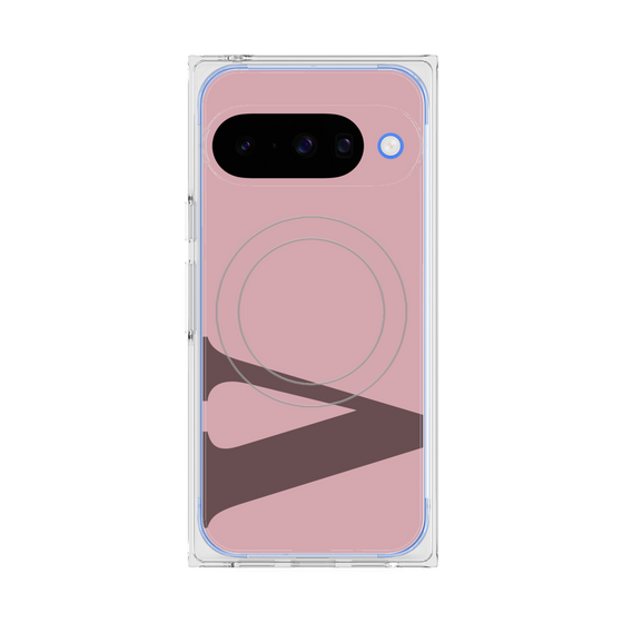 Premium Square Case with Pixelsnap［ Original - initial color - V dusty pink ］