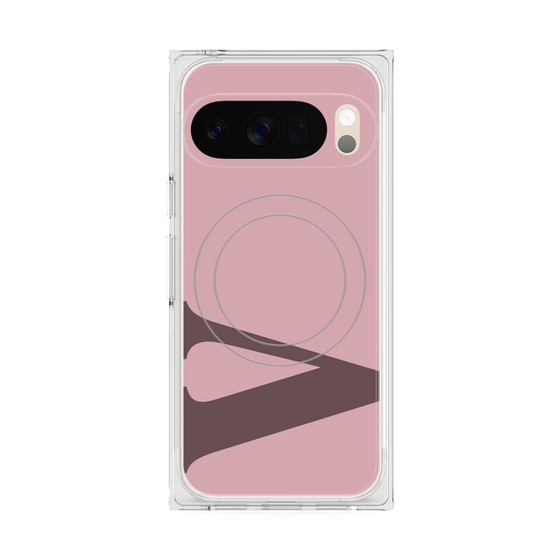 Premium Square Case with Pixelsnap［ Original - initial color - V dusty pink ］