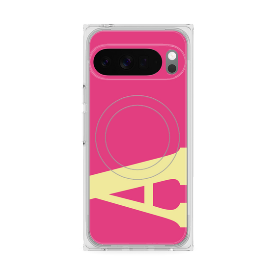 Premium Square Case with Pixelsnap［ Original - initial color - A pink ］
