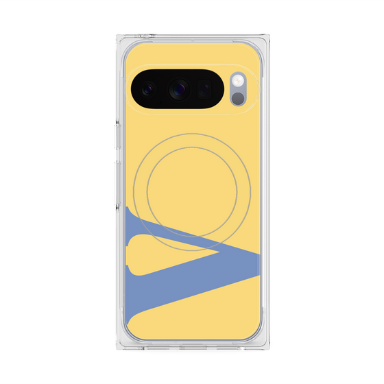 Premium Square Case with Pixelsnap［ Original - initial color - V yellow ］