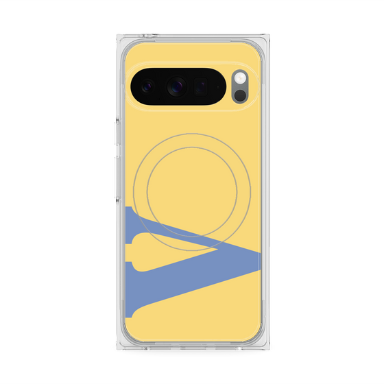 Premium Square Case with Pixelsnap［ Original - initial color - V yellow ］