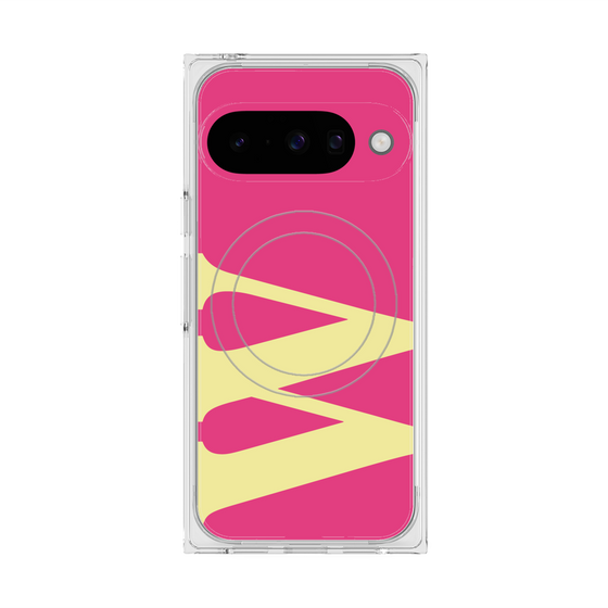 Premium Square Case with Pixelsnap［ Original - initial color - W pink ］