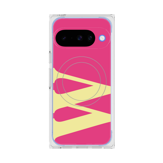 Premium Square Case with Pixelsnap［ Original - initial color - W pink ］