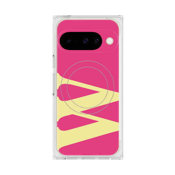 Premium Square Case with Pixelsnap［ Original - initial color - W pink ］